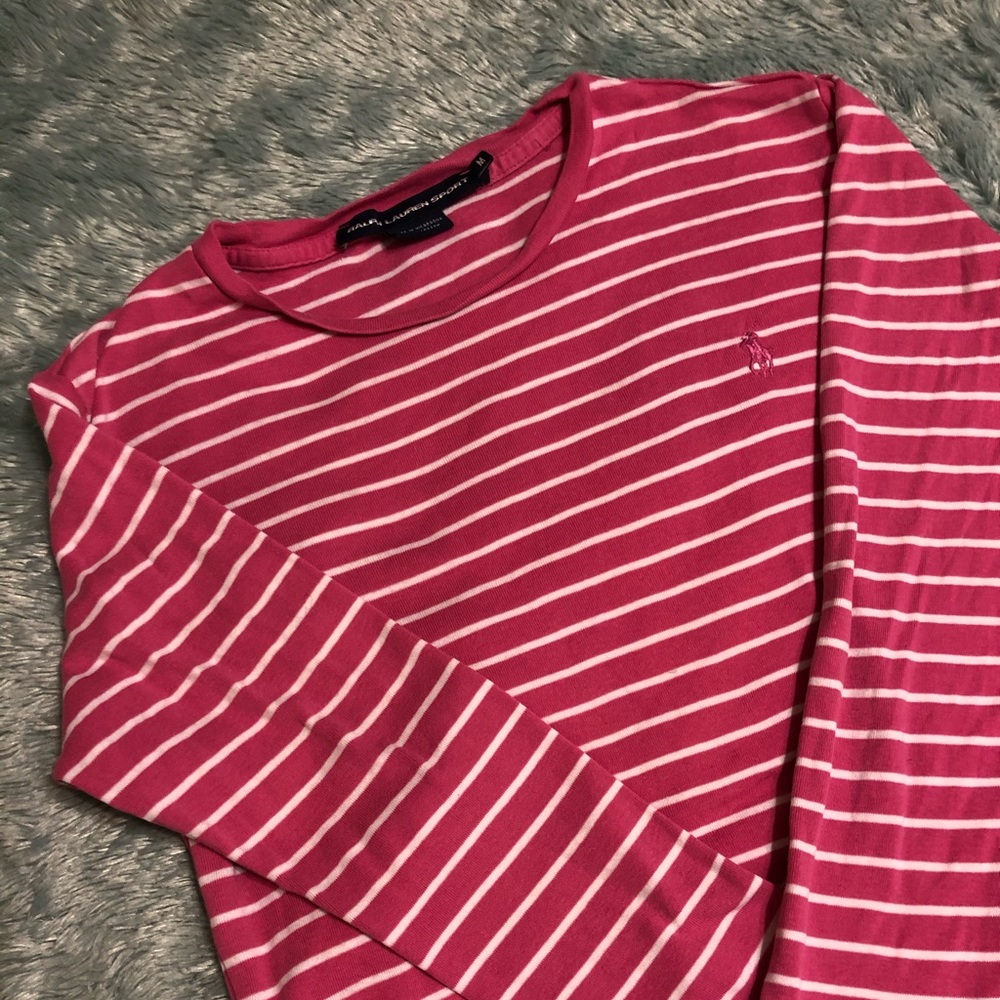 Ralph Lauren Sports striped long sleeve